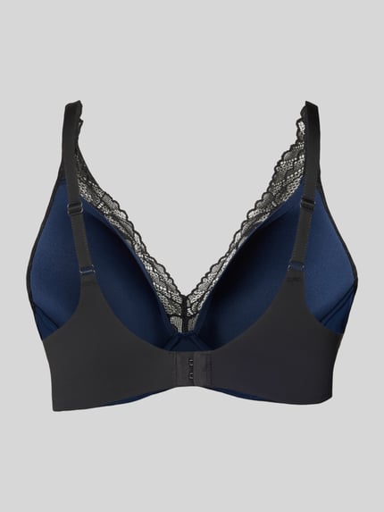Triumph Gevoerde beugelbeha, model 'Body Makeup Illusion Lace' Zwart - 3