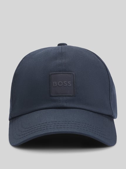 Produktfoto, Basecap aus reiner Baumwolle Modell 'DERREL' von BOSS, efekt: jednolity kolor, naszywka z logo, splot twill, zapięcie na patkę