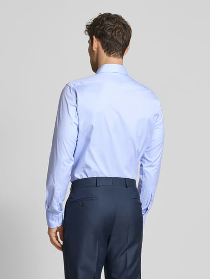 BOSS Regular Fit Business-Hemd mit Haifischkragen Bleu 5