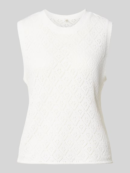 ONLY regular fit spencer met ronde hals model 'SUNNY' Offwhite - 2