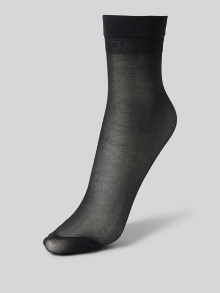 JOOP! COLLECTION Sokken met label-stiksel Zwart - 1