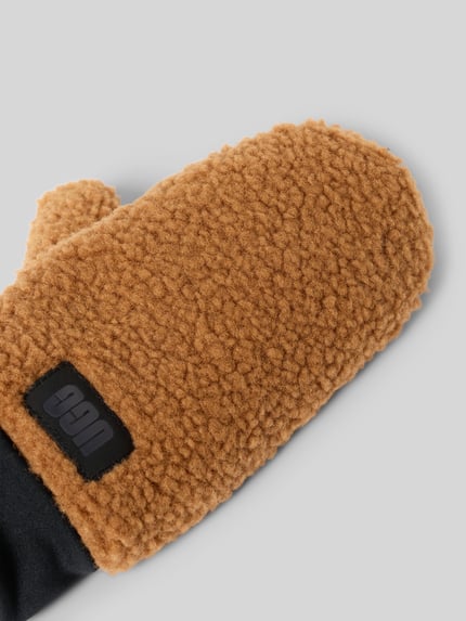 UGG Handschuhe aus Fleece mit elastischem Bund Camel 3