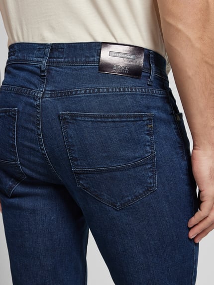 Brax Jeansy o kroju regular fit z 5 kieszeni model 'CADIZ' Niebieski 3
