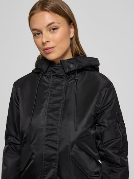 khujo Jacke mit Pattentaschen Modell 'TYLA' Black 3