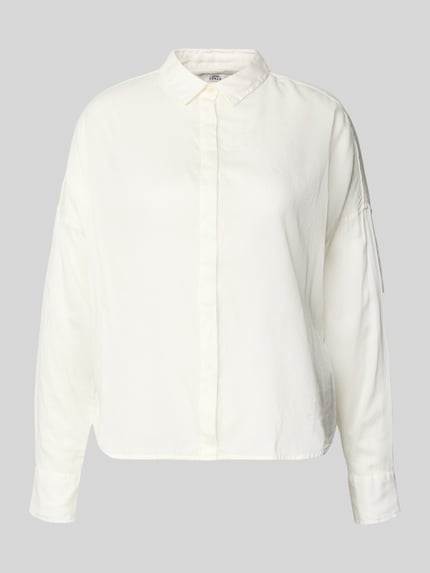 Regular fit blouse met verborgen knoopsluiting model 'SANDY' Shop The Look MANNEQUINE