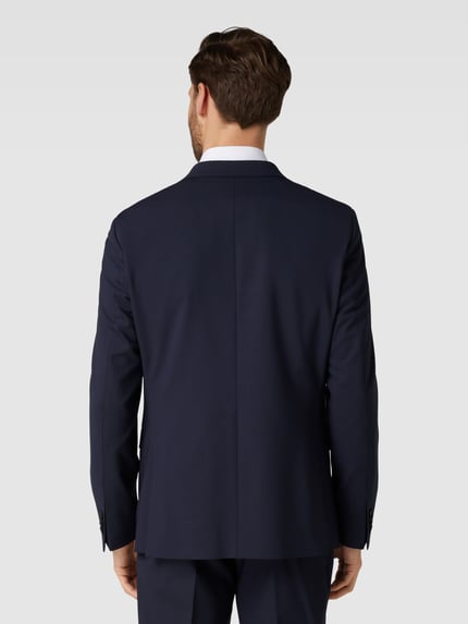 s.Oliver BLACK LABEL Marynarka krój regular fit z dodatkiem wełny model 's.O ULTIMATE' Granatowy 5