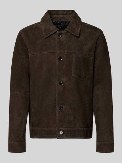 Regular Fit Jacke aus echtem Lammleder Modell 'FLINT' Shop The Look MANNEQUINE