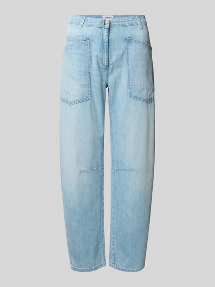 CAMBIO Fashion Fit Barrel Jeans aus Baumwoll-Mix Modell 'OCEAN' Jeansblau 2