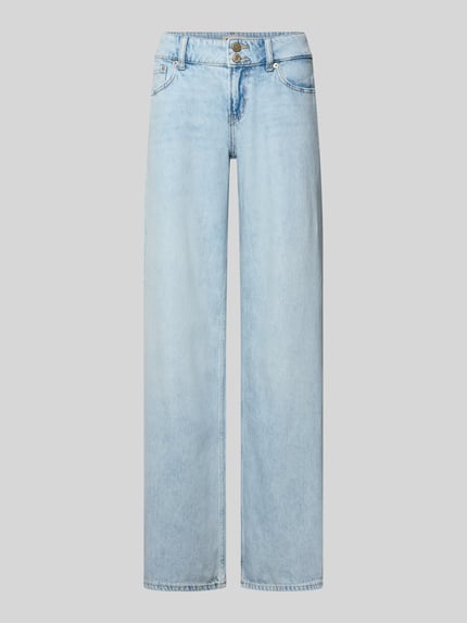 ONLY Wide leg jeans van puur katoen model 'EZRA' Jeansblauw - 2