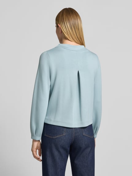 OPUS Loose fit sweatshirt van viscosemix model 'Gisinna' Lichtblauw - 5