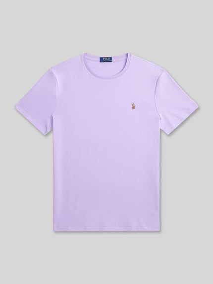 Polo Ralph Lauren regular fit T-shirt van puur katoen Paars - 2