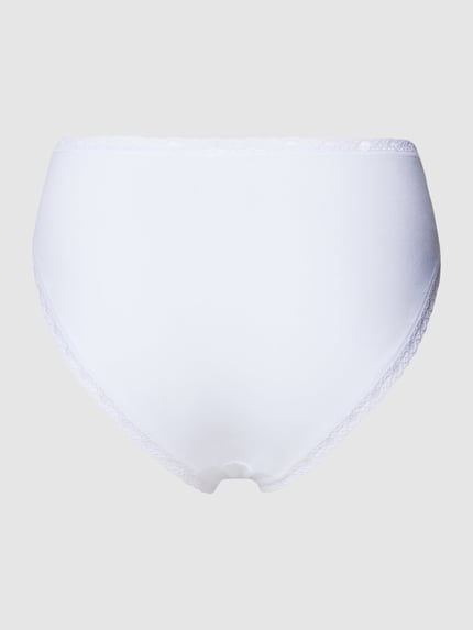 Sloggi Slip met schelprand in 3-pack Wit - 3