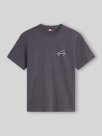 Tommy Jeans Relaxed Fit T-Shirt aus reiner Baumwolle Black 2