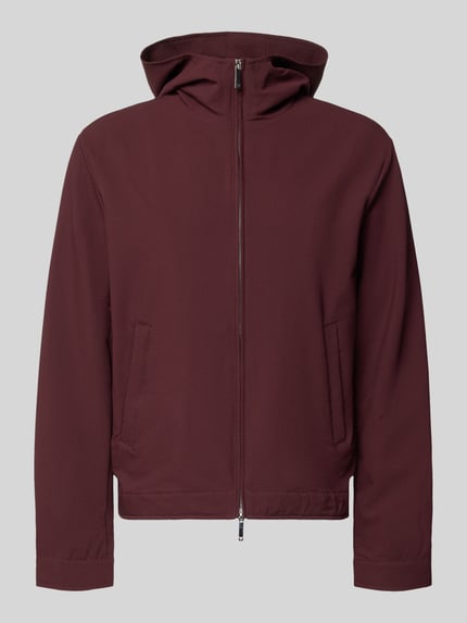Jacke mit Kapuze und Zweiwege-Reißverschluss Shop The Look MANNEQUINE