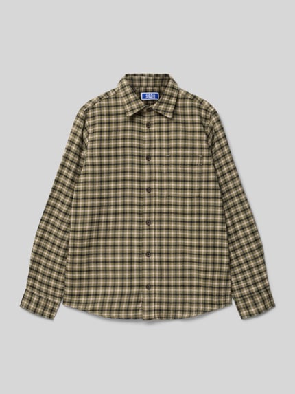 JACK & JONES Regular Fit Hemd mit Umlegekragen Modell 'James' Oliv 1