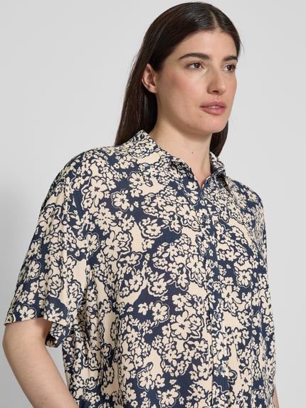 Jake*s Studio Woman Relaxed Fit Bluse aus Viskose mit 1/2-Arm Lagune 3