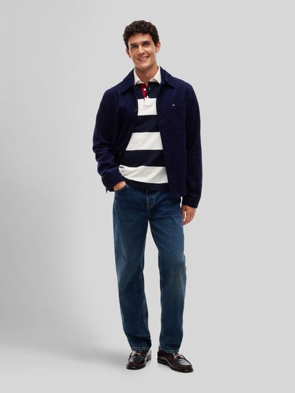 Tommy Hilfiger Regular Fit Freizeithemd aus reiner Baumwolle Marine 1