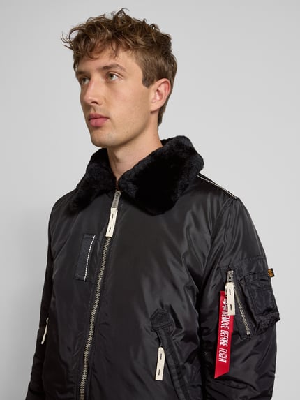 Alpha Industries Kurtka z zamkiem błyskawicznym model ‘INJECTOR’ Antracytowy 3