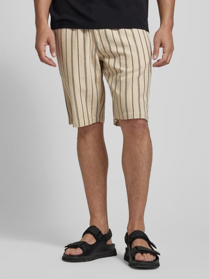 Thinking Mu Shorts mit Tunnelzug Modell 'CANVAS' Offwhite 4