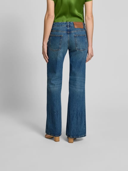 Victoria Beckham Jeans mit französischen Eingrifftaschen Jeansblau 5