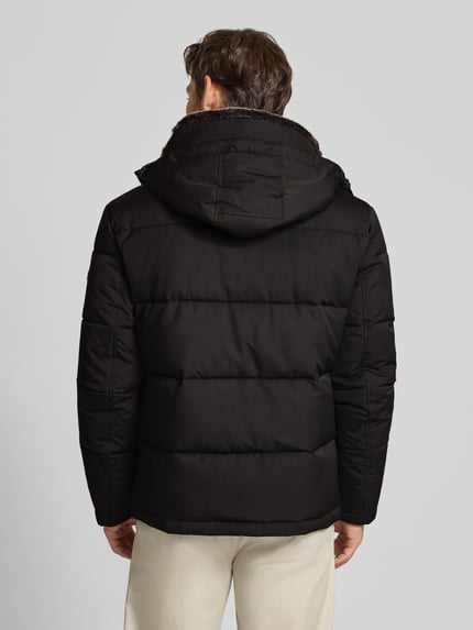 Strellson Regular fit gewatteerdl jack van waterdicht materiaal, model 'ARCOLA' Zwart - 5