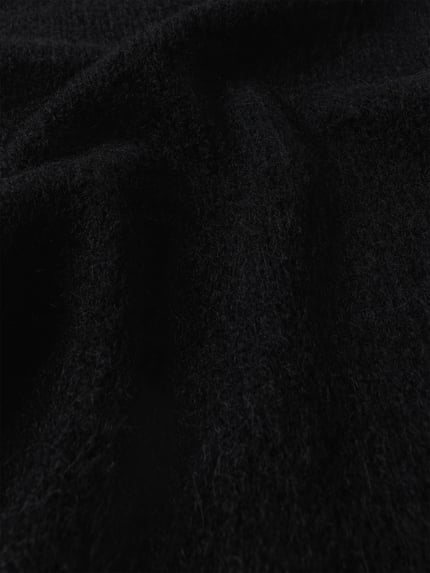 MSCH Copenhagen Schal aus elastischem Woll-Mix mit Alpaka-Anteil Black 2