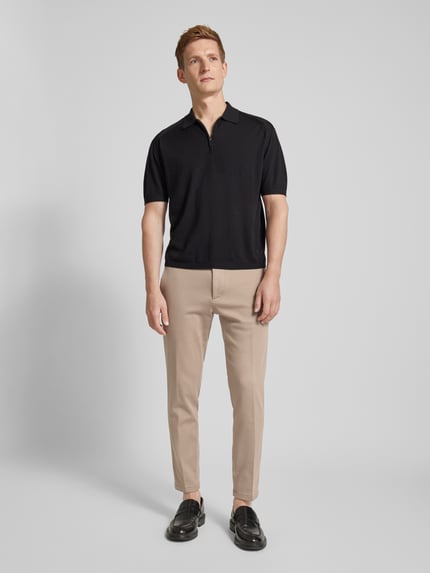 DRYKORN Tapered Fit Stoffhose mit Gürtelschlaufen Modell 'AJEND' Beige 1