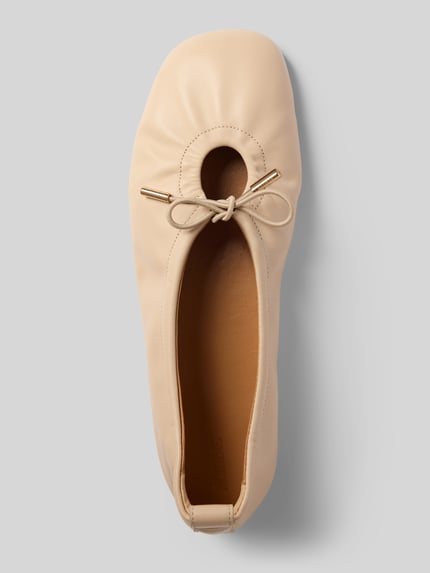 ALOHAS Ballerina mit Ziernaht Modell 'ROSALIND' Sand 3