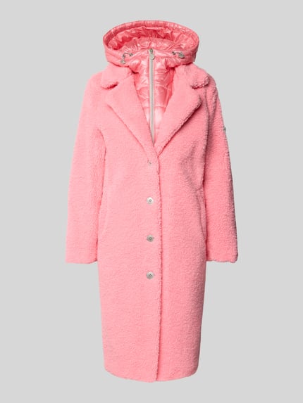 Frieda & Freddies Teddy-Mantel mit Steppeinsatz Modell 'GINE2' Pink 2