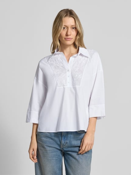Marc Cain Blusenshirt mit 3/4-Arm Weiss 4