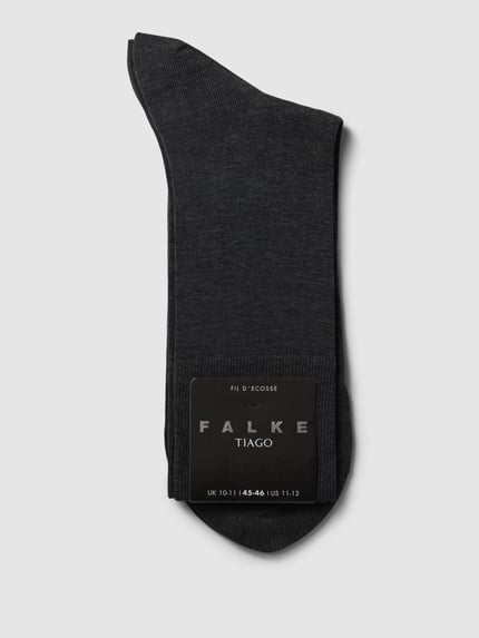 FALKE Socken in melierter Optik Anthrazit Melange 3