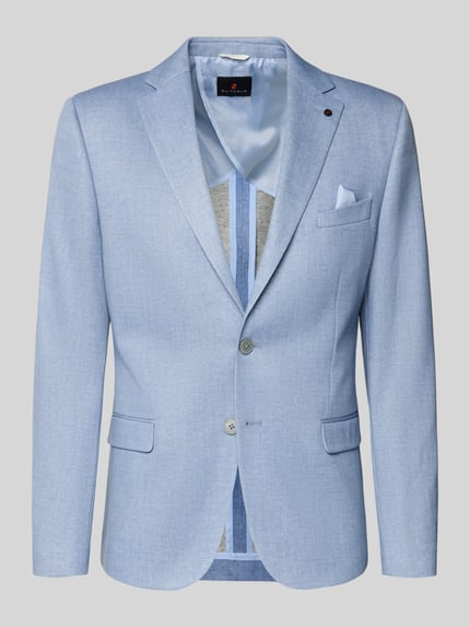 Slim Fit 2-Knopf-Sakko mit Pattentaschen Modell 'Nick' Shop The Look MANNEQUINE