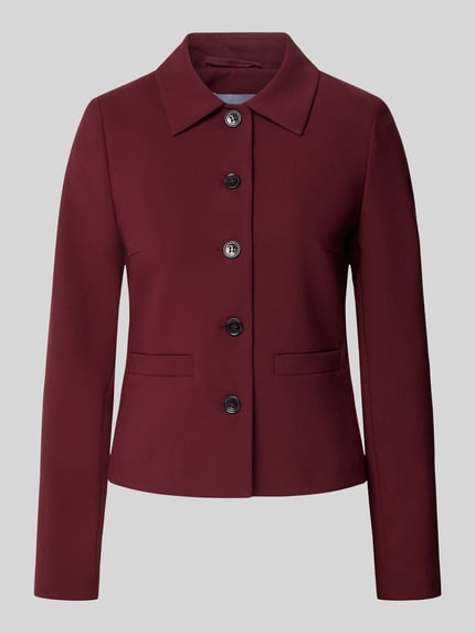 Slim fit blazer met paspelzakken Shop The Look MANNEQUINE