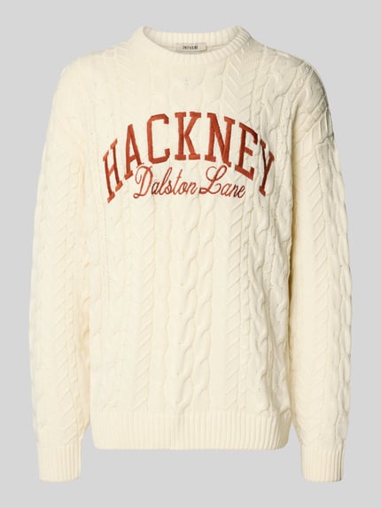 ONLY & SONS Regular Fit Strickpullover aus Baumwoll-Mix Modell 'MACK' Offwhite 2