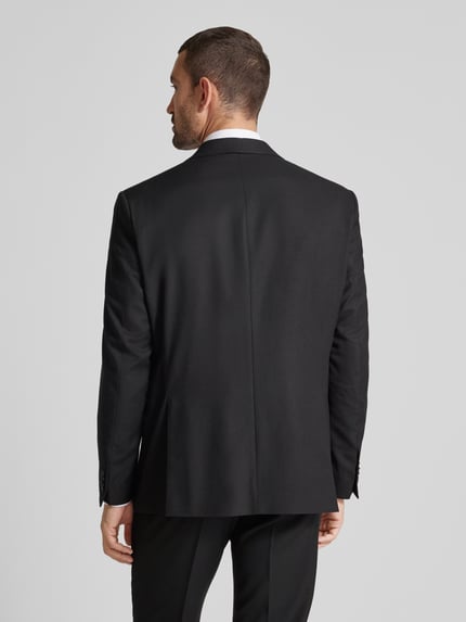 Christian Berg Men Comfort Fit Sakko mit Viskose-Anteil Black 5