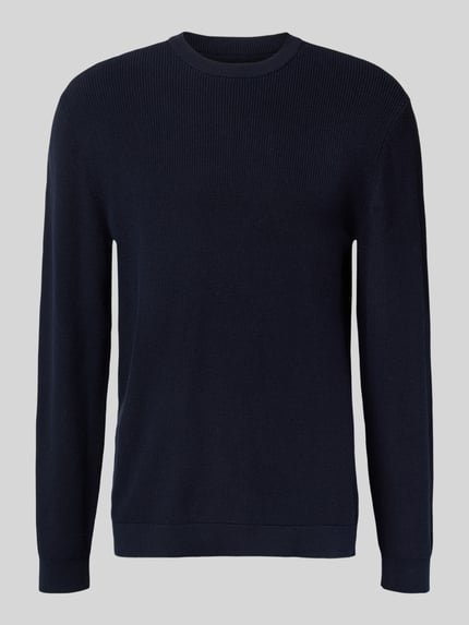 MCNEAL Strickpullover mit gerippten Abschlüssen Marine 2