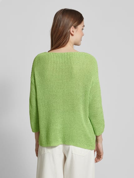 Betty Barclay Gebreide pullover met ronde hals Lichtgroen - 5