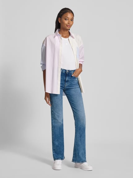 Tommy Jeans Jeansy rozkloszowane z mieszanki bawełny Jeansowy niebieski 1