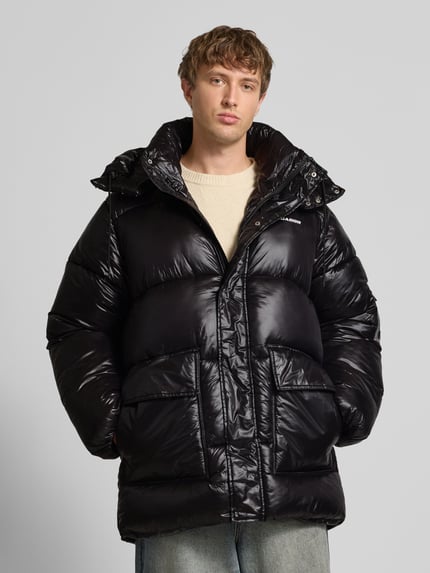 PEGADOR Puffer Jacket mit Pattentaschen und Logo Black 4