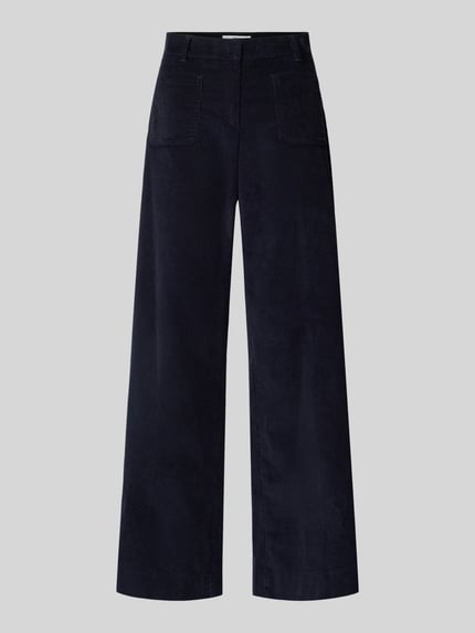 Brax Stoffen broek met steekzakken, model 'Maine' Marineblauw - 2