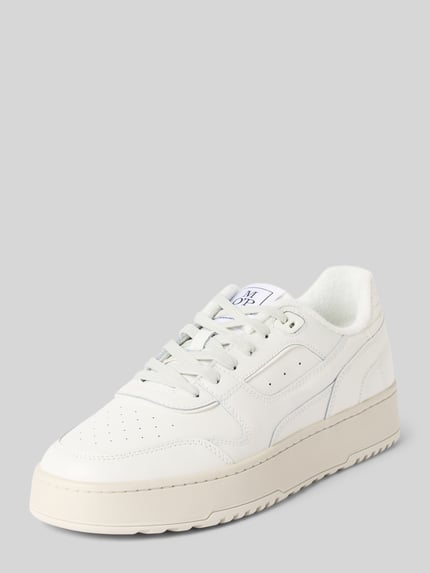 Marc O'Polo Sneakers van echt leer model 'CARLO 13A' Wit - 1