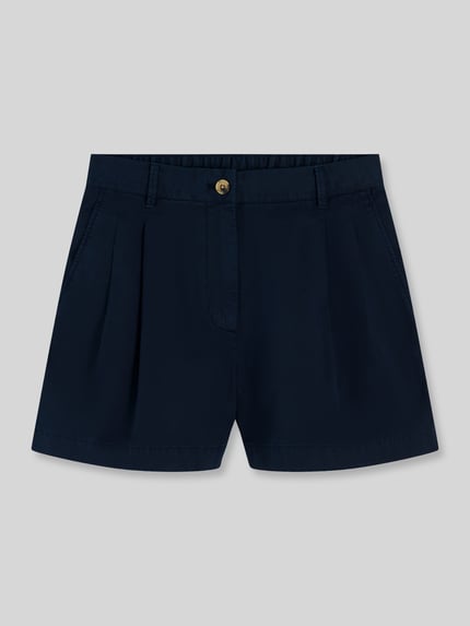 Tommy Hilfiger Szorty z szerokimi nogawkami z czystej bawełny Granatowy 2
