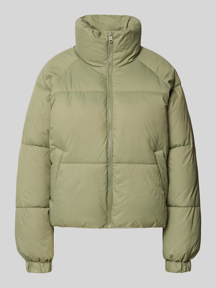 VERO MODA Steppjacke mit hohem Stehkragen Modell 'VMBRENDA' Gruen 2