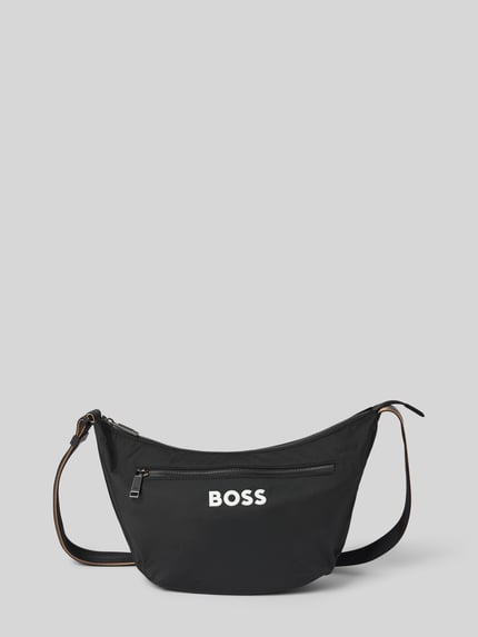BOSS Torba na ramię z logo w kontrastowym kolorze Czarny 2