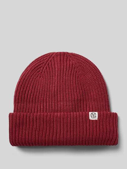 MSCH Copenhagen Beanie aus Viskose-Mix Modell 'GALINE RACHELLE' Rostrot 1