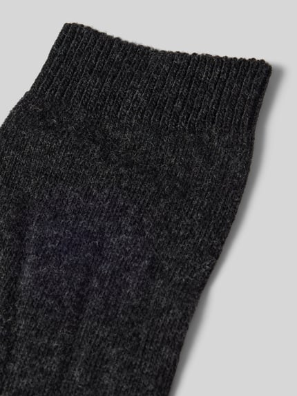 FALKE Sokken met hoogwaardige mix van wol en kasjmier, model 'COSY WOOL' Donkergrijs - 2
