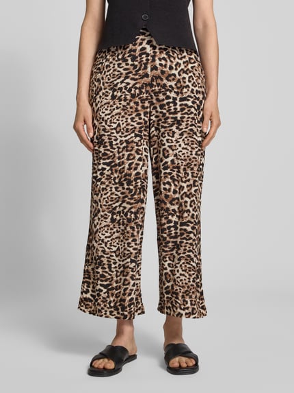b.young Wide leg culotte met steekzakken, model 'JOELLA' Middenbruin - 4