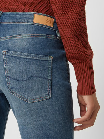 QS Slim Fit Jeans mit Stretch-Anteil Modell 'Catie' Jeansblau 3