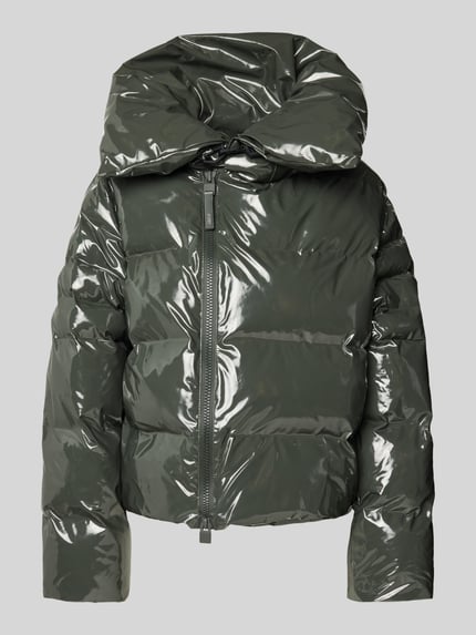 Rains Steppjacke mit Zweiwege-Reißverschluss Modell 'Alta Vision' Oliv 2