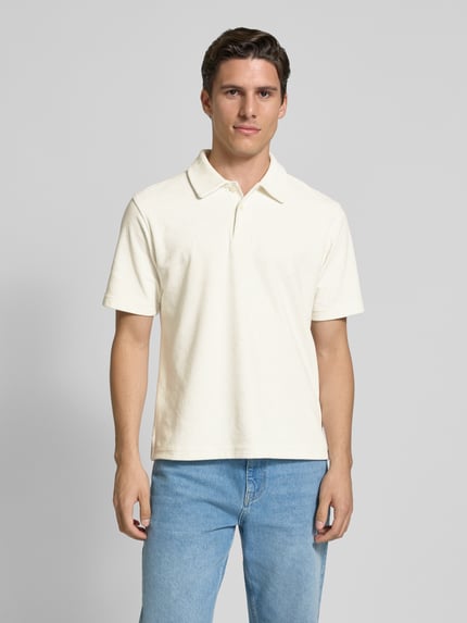JACK & JONES Premium Poloshirt mit kurzer Knopfleiste Weiss 4